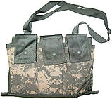 Підсумок тактичний для трьох магазинів М16, M4 Molle II Bandoleer Ammunition Pouch піксель, фото 6