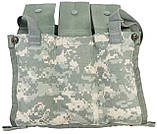 Підсумок тактичний для трьох магазинів М16, M4 Molle II Bandoleer Ammunition Pouch піксель, фото 3