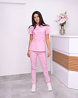 Жіночий медичний костюм "Avicenna" elit рожевий