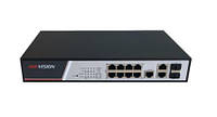 Коммутатор Hikvision DS-3E2310P Свитч 8-портовый управляемый PoE Управляемый коммутатор на 8 портов Switch