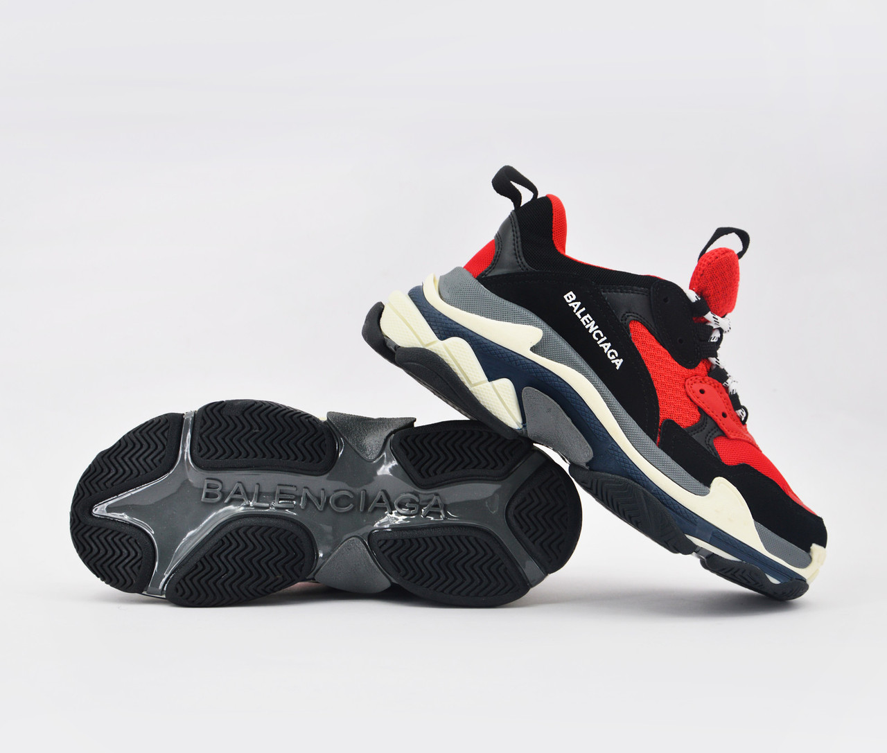 triple s red black