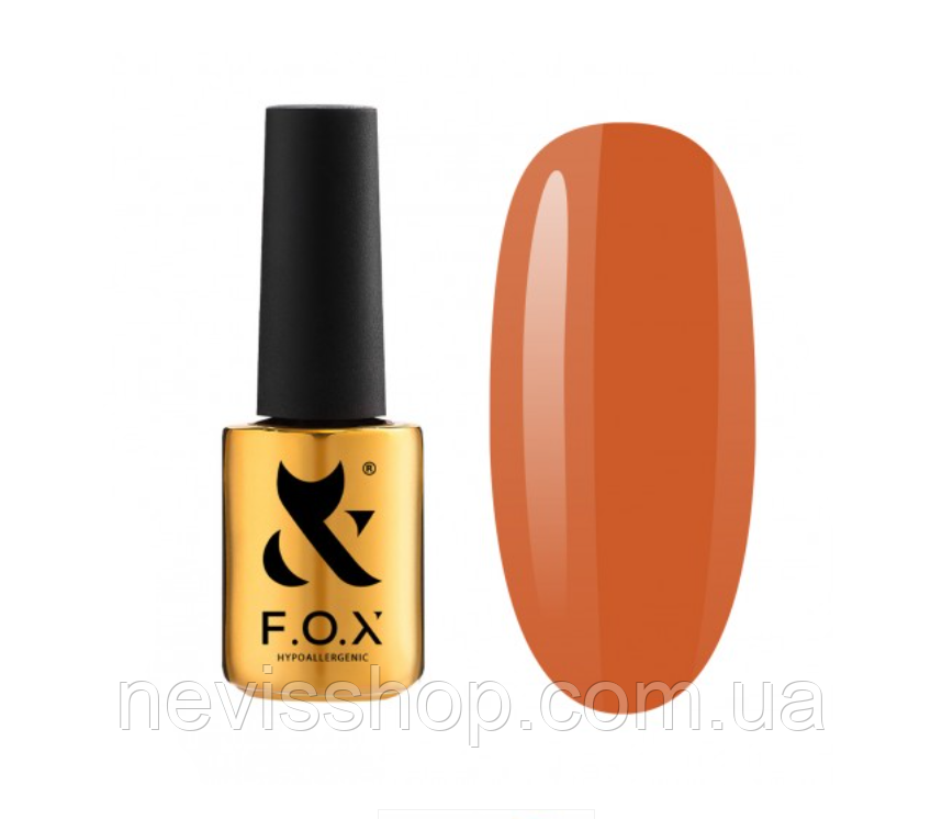 Гель-лак F.O.X Spectrum Gel Vinyl 112 Roxy стиглий мандарин, 7 мл