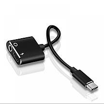 Перехідник Type-C на навушники та заряджання Puluz TBD058798601A, фото 5