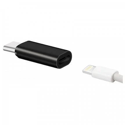 Адаптер Lightning USB Type-C Puluz SAS1258B, фото 3