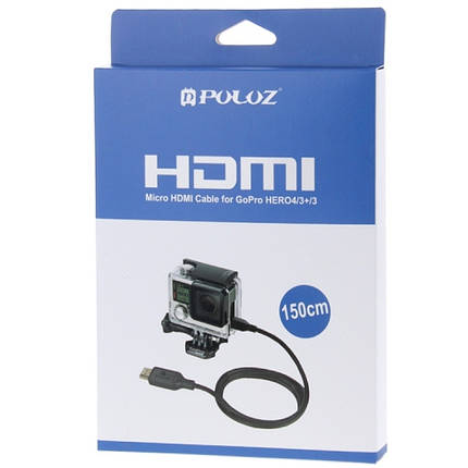 MicroHDMI/HDMI кабель для GoPro Puluz PU157, фото 3