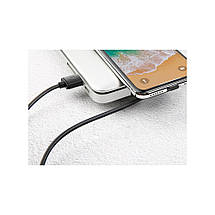 Кабель BASEUS CALXP-B01 Gaming Suction Cup Lightning Cable 2M чорний, фото 5