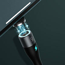 Магнітний кабель Type-C Micro Lightning 5 А 1 м 480 МБ/с чорний Baseus CA1T3-BG1, фото 5