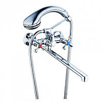 Змішувач для ванни ZEGOR (TROYA) довгий гусак DML7-B827