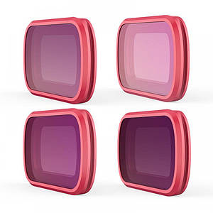 Фільтри набір ND8 ND16 ND32 ND64 для Osmo Pocket 2 / Pocket PGYTECH P-18C-013