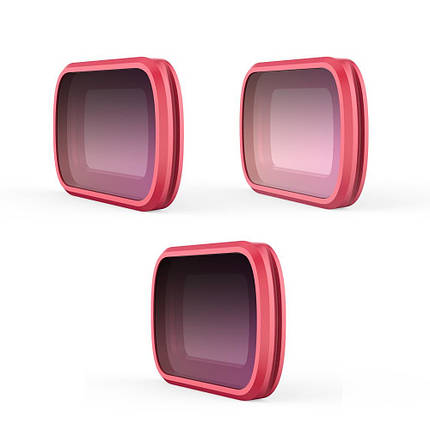 Фільтри набір ND8-GR ND16-4 ND32-8 для Osmo Pocket 2/Pocket PGYTECH P-18C-015, фото 1