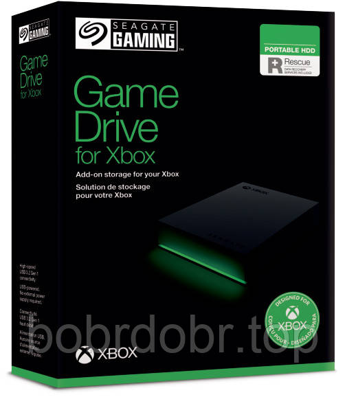 Внешний диск Seagate Game Drive for Xbox 2TB - фото 3 - id-p1081754086