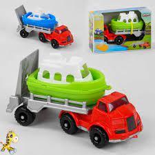 Вантажівка з катером 07-675 Pilsan (12) у коробці, фото 1