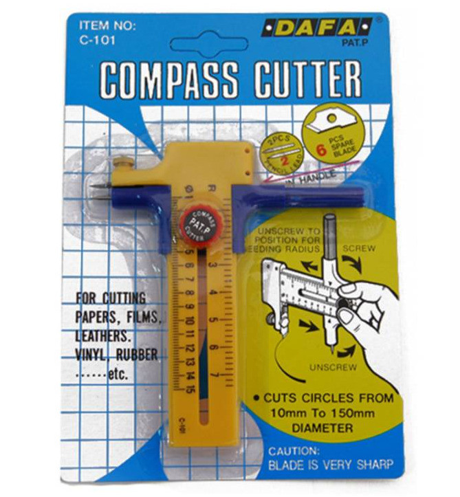 Ніж макетний для кругових прорізів C-101, d:10 - 150 мм, DAFA