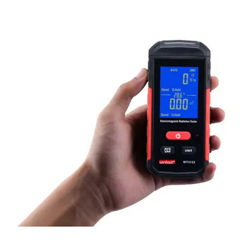 Купить Тестер электромагнитного излучения (1-1999В/м, 0,01-99,99μT/0,1 ...