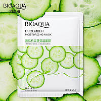 Тканинна маска для обличчя Bioaqua Cucumber Moisturizing Mask з екстрактом огірка