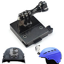 NVG Mount - Кріплення на військовий шолом для екшн камери GPro SJCAM Xiaomi Yi, Sony, фото 4