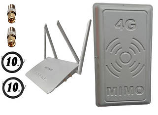 4G комплект + 17db Mimo+