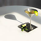 Келих для мартіні 220 мл REMY-DECOR срібло з нержавіючої сталі, фото 4