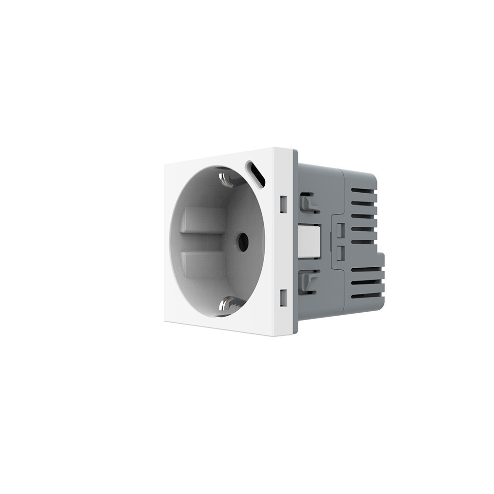 Механізм електрична розетка з портом USB-C Livolo білий (VL-FCTF16A.UC18W-2WP)