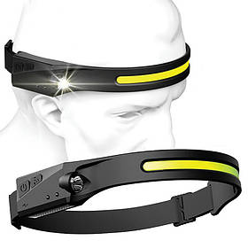 Налобний ліхтарик BL-G26 із датчиком руху (8093)