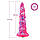 Hismith 10.12" Silicone Dildo rose Monster Dildo Series Feromon, фото 5