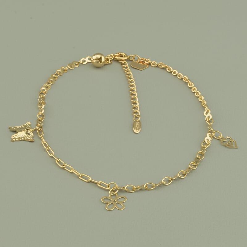 Браслет на ногу « Xuping Jewelry » 24 см. (золото 18к)