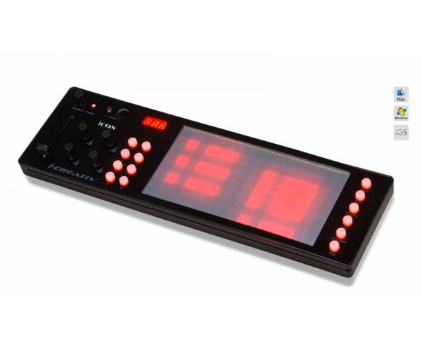 MIDI-контроллер MIDI-контролер Icon iCreativ (Чорний) - фото 1 - id-p1655645175