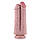 Hismith 8.5” Two Cocks One Hole Silicone Dildo, фото 4