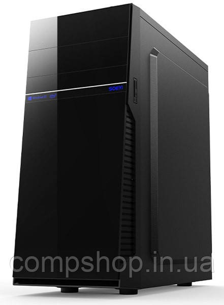Корпус Midi-ATX FrimeCom E175 2x5.25" 2x3.5" 2xUSB 3XSSD 2.5" 405х385х178мм Black 400W (код 126858), фото 1