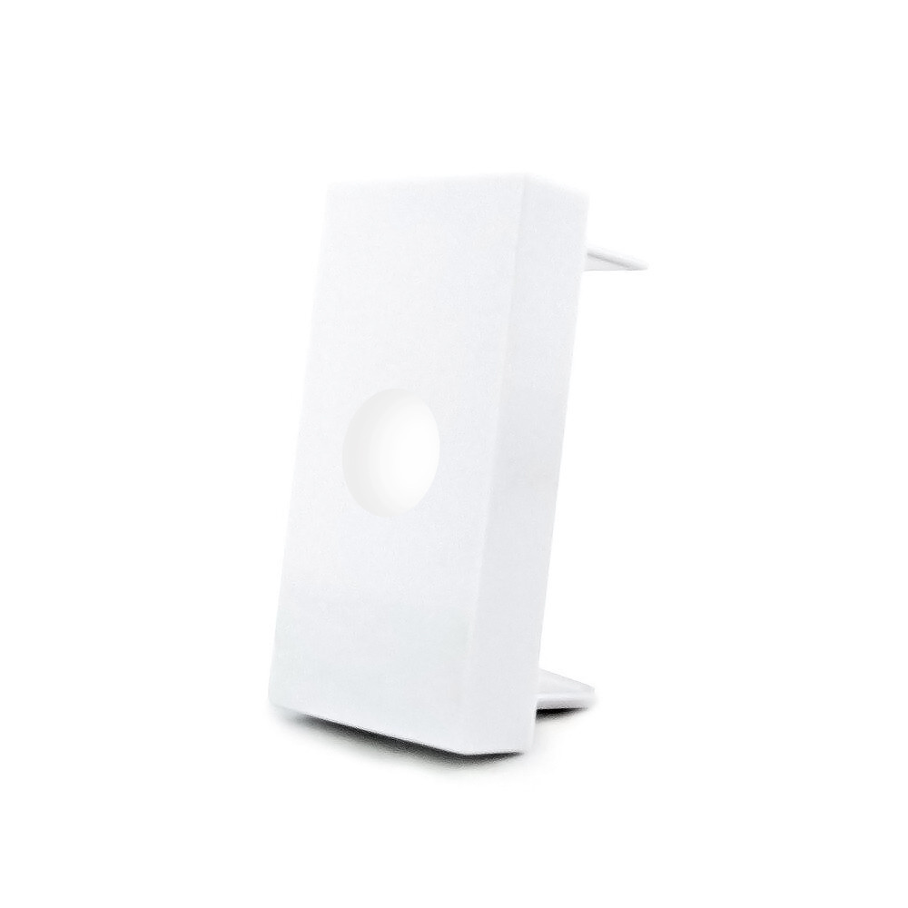 Кабельний вивід LIVOLO білий, модуль 22.5×45 мм, для прихованої проводки, модуль 0.5 поста (VL-FCM-1WP), фото 1