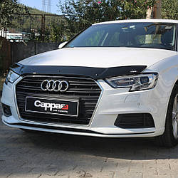 Дефлектор капота (мухобійка) (Eurocap) для авто. Audi A3 2012-2020 рр.