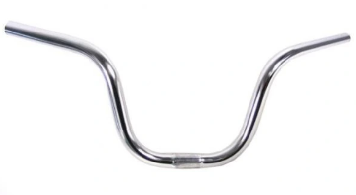 Кермо сталь 25.4 L580 підйом:200mm срiблястий YL-352