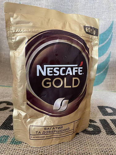 Кофе NESCAFE Gold растворимый 60 г (ID#1655383847), цена: 110 ₴, купить ...