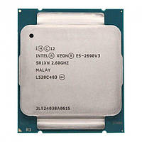 БУ Процессор s2011-3 Intel Xeon E5-2690 V3, 2,6-3,5 МГц, 12-24 core, Нет, 135W