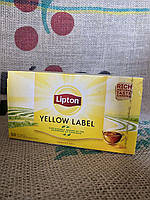 Чай Lipton Yellow Label Tea черный в пакетиках 50 шт х 2 г
