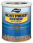 Краска за металом Білий глянсовий RUST PROOF ANY-WAY Enamel (США) 0,946л