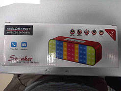 Портативна акустика колонка WS-2515BT Black