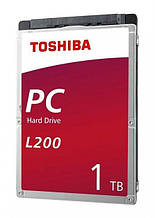 Жорсткий диск 2.5" 1Tb Toshiba L200, SATA3, 128Mb, 5400 rpm (HDWL110UZSVA)