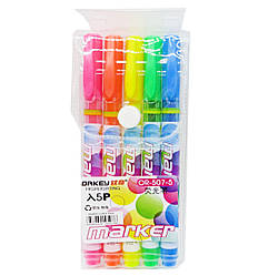 Текст-маркер ORKEY набір 5 кольорів, в пакованні 24шт