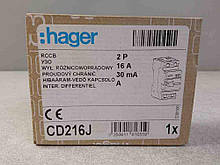 Автоматичний вимикач запобіжник Б/У Hager CD216J