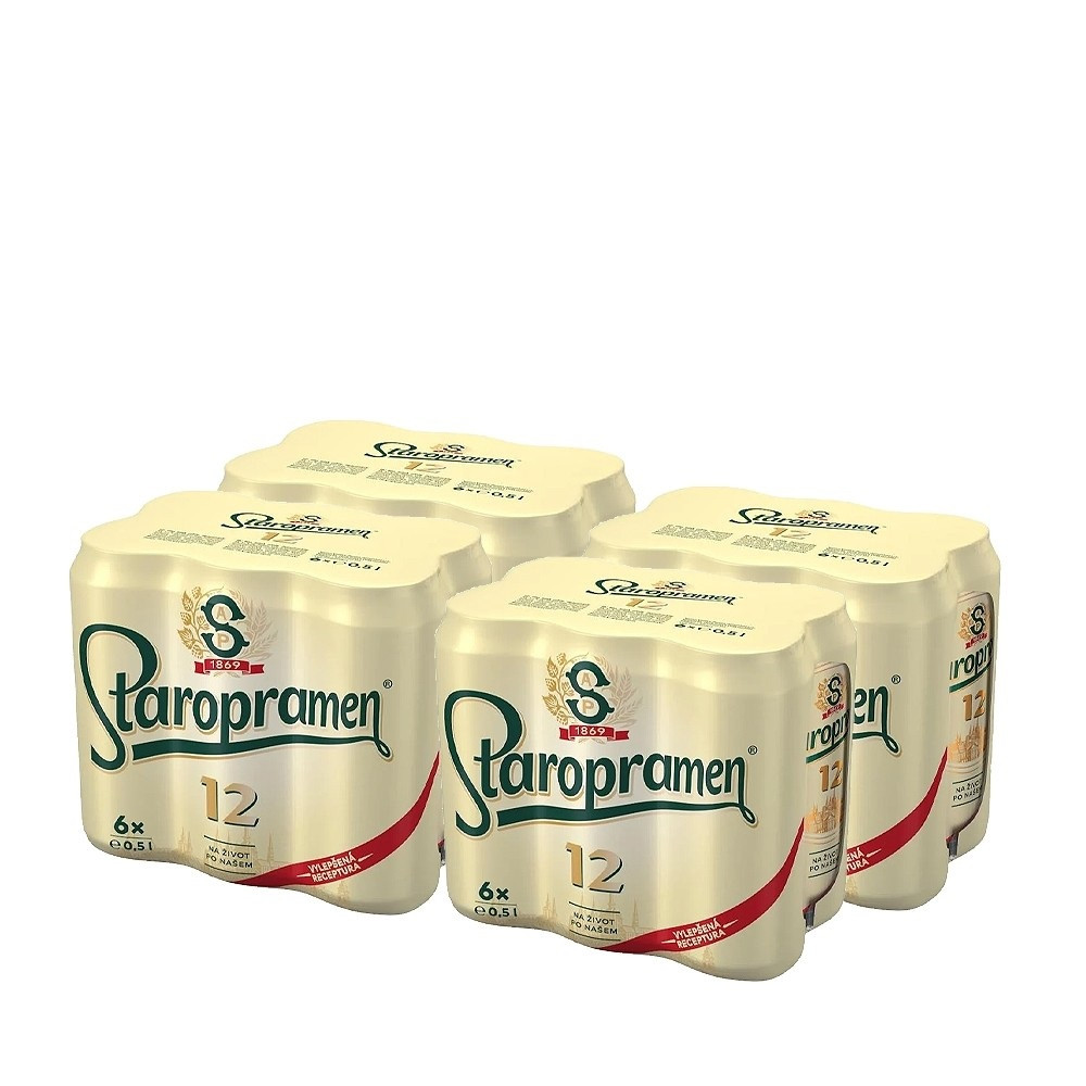 Пиво Світле Старопрамен 12% Спирту Staropramen Svetly Lezak 0,5 л Чехія