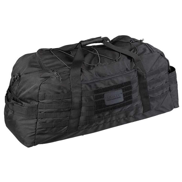Тактична сумка Mil-Tec US CARGO BAG LARGE 105L — чорна 13828202
