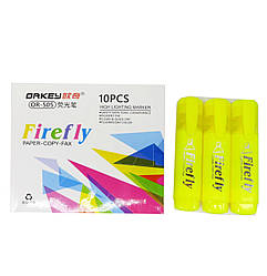 Текст-маркер ORKEY, колір - жовтий, в пакованні 10шт