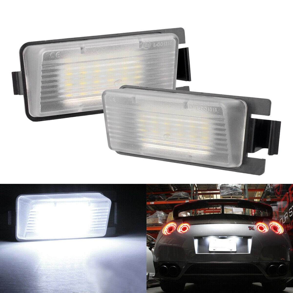 LED-підсвітка номера для NISSAN (Нісан) Versa 4D 5D Grand Livina 350Z, INFINITI G35 G37 Sedan G37 Coupe G37