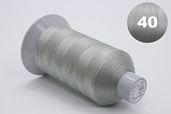 Нитка KEYFIL 100% поліестер, товщина № 40, колір 858 світло-сірий, довжина 3000м, Італія