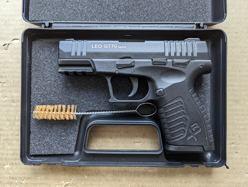Пістолет сигнальний Carrera Arms Leo GT70 Black Стартовий пістолет Carrera Arms Стартові пістолети сигнальні