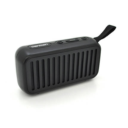 Bluetooth-колонка Denmen DR08, 3 W, USB, корпус паласмас, Black, BOX, фото 1