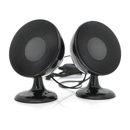 Колонки 2.0 Kisonli S-888 для ПК і ноутбука, USB + 3.5 mm, 2x3W, 20Hz-20KHz, Black, BOX, Q60, фото 1