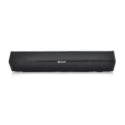 Колонки 2.0 Kisonli i-620, для ПК і ноутбука, USB + 3.5mm, 2x3W, 20Hz- 20KHz, Black, BOX, Q40, фото 1