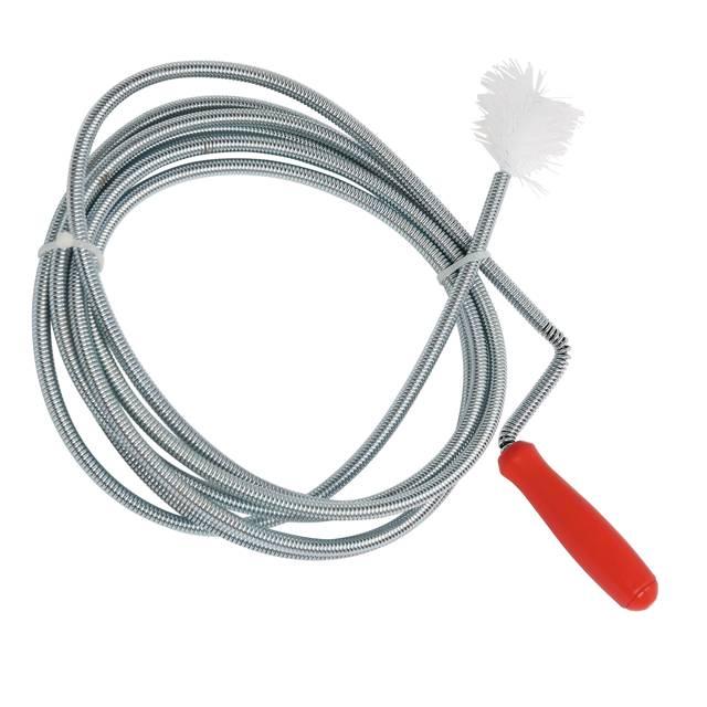 Трос для чищення труб 6 мм * 3 м, наконечник: рифлений дріт INTERTOOL HP-1005